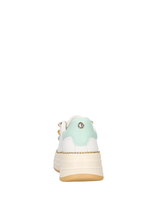 SNEAKERS DONNA - APE PAZZA BIANCO-VERDE - S6LIFTY24/LEA 5