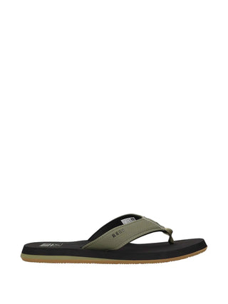 MEN'S FLIP FLOPS - REEF BLACK-GREEN - RF.LAYBACKM