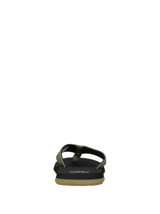 MEN'S FLIP FLOPS - REEF BLACK-GREEN - RF.LAYBACKM 5