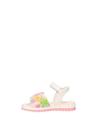 GIRL'S SANDAL - LELLI KELLY WHITE - LKCD4890 4