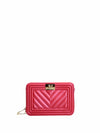 BORSA A SPALLA DONNA - MARC ELLIS ROSSO-ORO - FLAT BLUSH 1