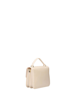 BORSA A SPALLA DONNA - MARC ELLIS BEIGE-ORO - FLAT EAR 26 3