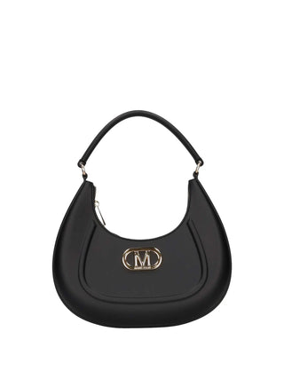 WOMEN'S SHOULDER BAG - MARC ELLIS BLACK-GOLD - FLAT HERO M