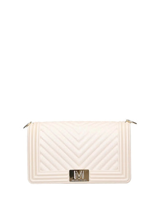 WOMEN'S SHOULDER BAG - MARC ELLIS BEIGE-GOLD - FLAT M 26