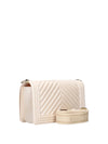 WOMEN'S SHOULDER BAG - MARC ELLIS BEIGE-GOLD - FLAT M 26 3