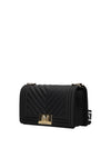 WOMEN'S SHOULDER BAG - MARC ELLIS BLACK-GOLD - FLAT S 26 2