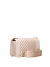 WOMEN'S SHOULDER BAG - MARC ELLIS TAN-GOLD - FLAT S 26 3
