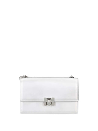 WOMEN'S SHOULDER BAG - MARC ELLIS SILVER - FLAT SUPERMEE M.