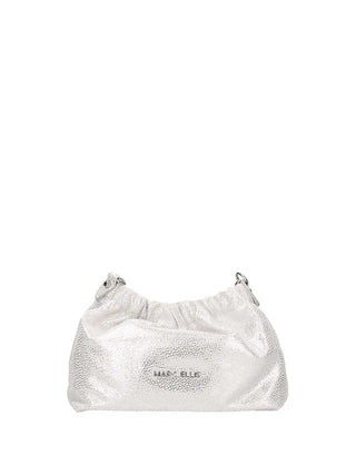 BORSA A SPALLA DONNA - MARC ELLIS ARGENTO - HELENA SUEDE LUX 1