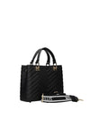 WOMEN'S HANDBAG - MARC ELLIS BLACK-GOLD - KRISSY WAVE M. 3