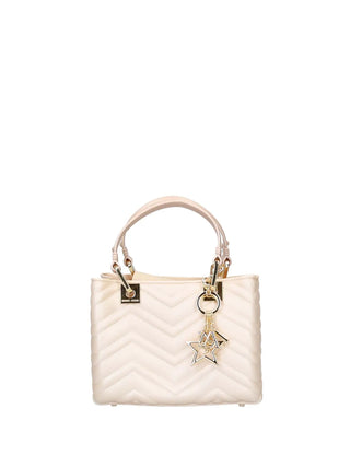 WOMEN'S HANDBAG - MARC ELLIS BEIGE-GOLD - KRISSY WAVE S.