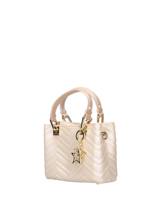 WOMEN'S HANDBAG - MARC ELLIS BEIGE-GOLD - KRISSY WAVE S. 2