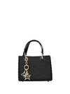 WOMEN'S HANDBAG - MARC ELLIS BLACK-GOLD - KRISSY WAVE S. 1