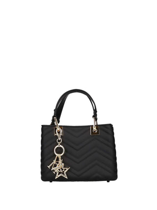 WOMEN'S HANDBAG - MARC ELLIS BLACK-GOLD - KRISSY WAVE S.