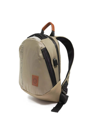 MEN'S BACKPACK - MOMODESIGN BEIGE-LEATHER - MO-02IC 2