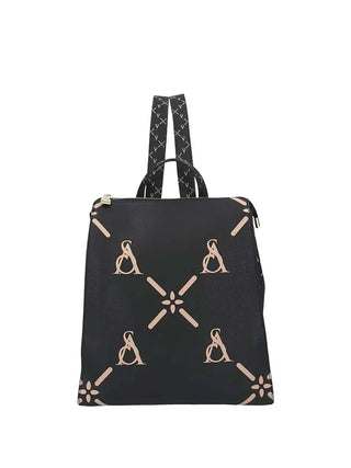 WOMEN'S BACKPACK - ATELIER DU SAC BLACK - 16910-MIL-S5B-A