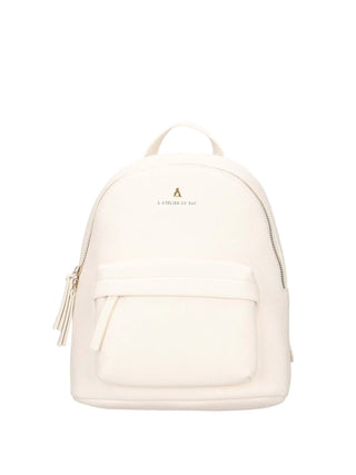 WOMEN'S BACKPACK - ATELIER DU SAC WHITE - 19006-CHA-S6B-A