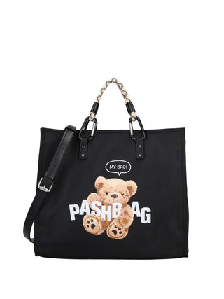 TOTE DONNA - PASH BAG NERO - 19508-ALL-S6B-P