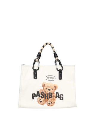 TOTE DONNA - PASH BAG BIANCO - 19515-ALL-S6B-P