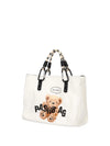WOMEN'S TOTE BAG - PASH BAG WHITE - 19515-ALL-S6B-P 2