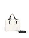 WOMEN'S TOTE BAG - PASH BAG WHITE - 19515-ALL-S6B-P 3