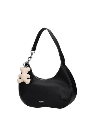 WOMEN'S HOBO BAG - PASH BAG BLACK - 19676-LIK-S6B-P 2