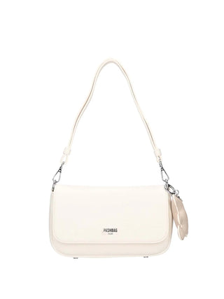 BORSA A SPALLA DONNA - PASH BAG BIANCO - 19695-LIK-S6B-P