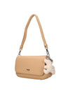 WOMEN'S SHOULDER BAG - PASH BAG TAN - 19696-LIK-S6B-P 2