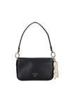 WOMEN'S SHOULDER BAG - PASH BAG BLACK - 19745-MIS-S6B-P 1