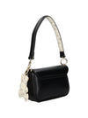 WOMEN'S SHOULDER BAG - PASH BAG BLACK - 19745-MIS-S6B-P 3
