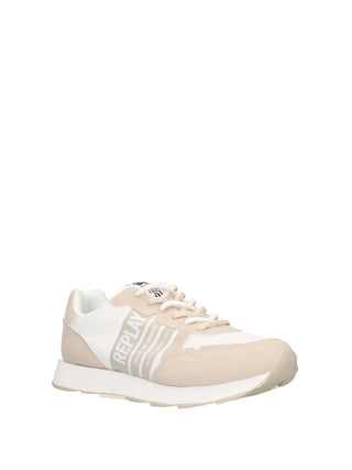 SNEAKERS UOMO - REPLAY BIANCO-BEIGE - RS680118S 2