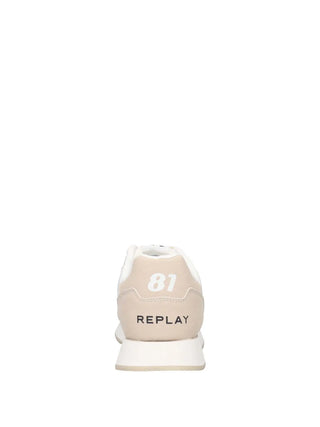SNEAKERS UOMO - REPLAY BIANCO-BEIGE - RS680118S 5