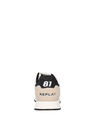 SNEAKERS UOMO - REPLAY BIANCO-NERO - RS680118S 5