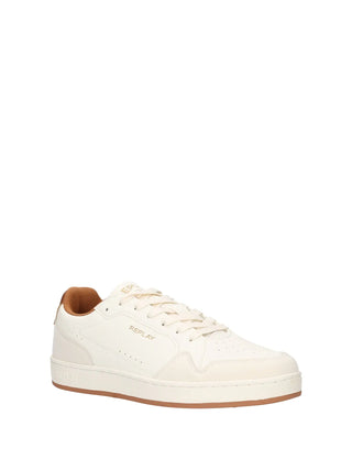 SNEAKERS UOMO - REPLAY BIANCO-CUOIO - RZ3B0035S 2