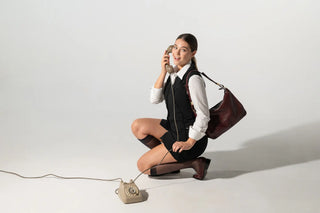 Completo donna elegante con borsa 