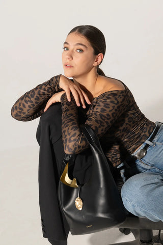 maglia leopardata guess 