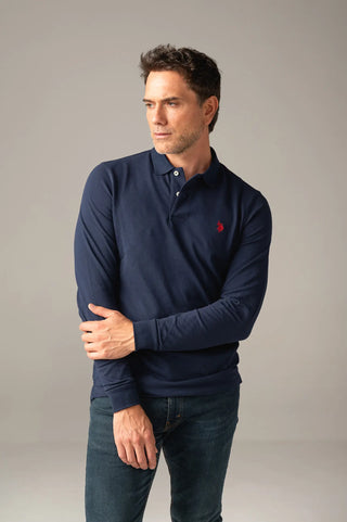 maglia polo maniche lunghe 